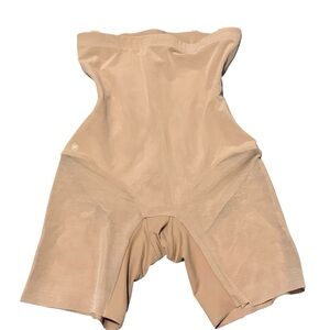 HoneyLove Super Power Shorts Sand Beige Shapewear Spandex Womens Medium